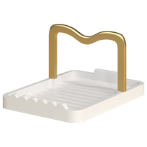 1835 Modie kitchen pot lid rack countertop storage rack for spoons shovels chopsticks rack multi-functional household pot and spatula rack