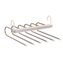 折叠裤架夹子多功能家用挂裤子神器专用无痕防滑衣柜内置裤夹1585