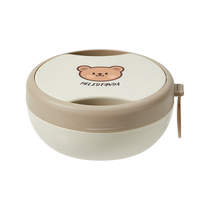 304 stainless steel portable bowl for children and babies to take away fruit food bowl with chopsticks and spoon tableware set 3842
