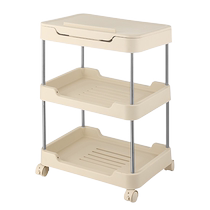 Snack trolley storage rack baby products storage cabinet living room wheeled baby toy storage rack Huanghe 1117