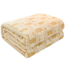 Muji blanket winter office nap small blanket coral velvet air conditioning sofa cover blanket nap blanket 1258