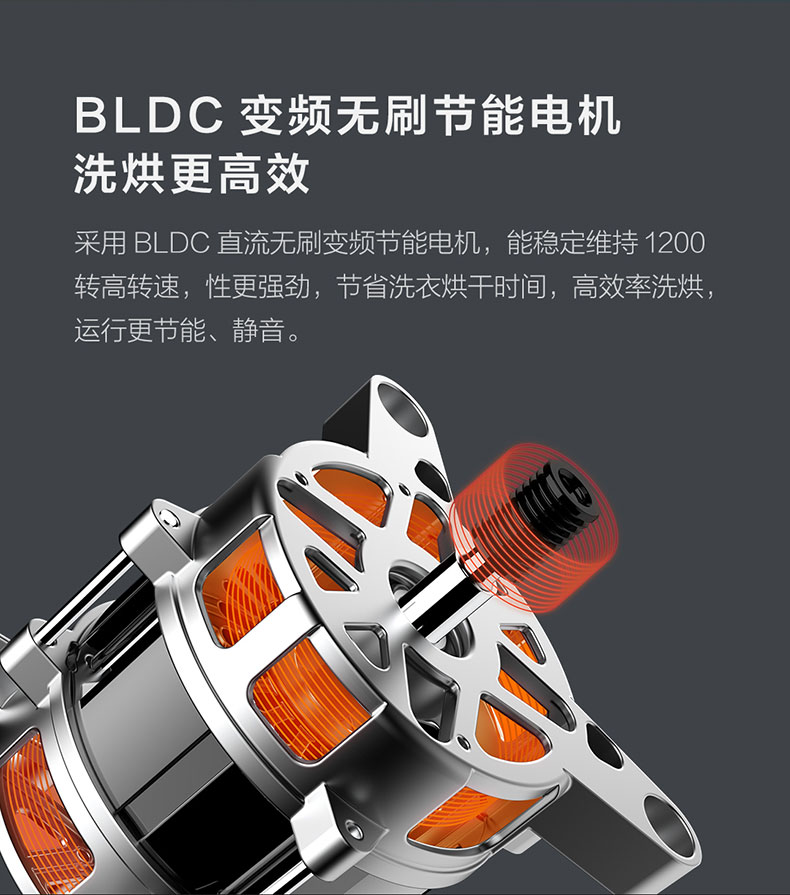 云米 WD10SA 洗烘一体 全自动滚筒洗衣机 10KG 图21