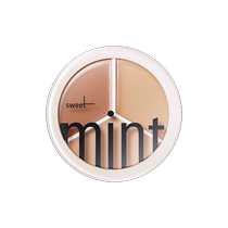 Three-color concealer flagship store covers tattoo spots acne marks facial contouring dark circles concealer plate 2883