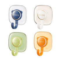 Hanging clothes hook Hook Powerful Viscose Free of punching and bearing major wall-mounted wall Wardrobe Bathroom toilet 1822