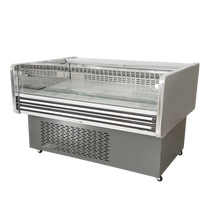 Suiling 2892 fresh meat cabinet cold fresh meat and cooked food display cabinet commercial supermarket fresh-keeping freezer air-cooled copper tube ordering cabinet