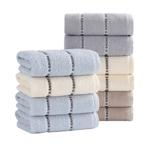 10 pieces of gold size towel pure cotton face wash can be purchased wholesale household men and women soft absorbent cotton face towel 223