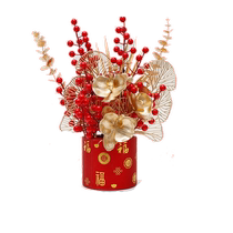 Teng Xuan 2024 New Years New Year Living Room Decorative Hair fortune Fruit Fold Swaying Pieces Dragon Year Spring Festival Placement Supplies 1563