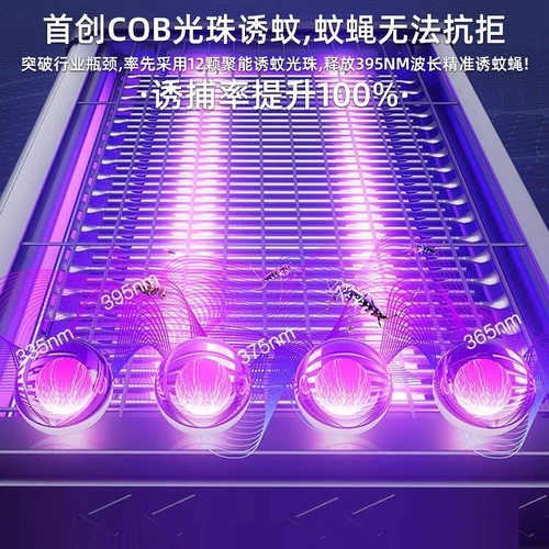 Лампа для уничтожения комаров Лампа для уничтожения мух Бытовая домашняя ловушка для мух Столовая Ресторан Магазин Репеллент от комаров Артефакт Настенный подвес 1827