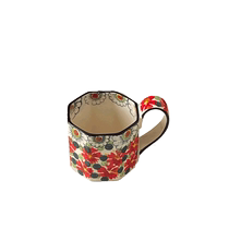 Cup womens new 2024 ceramic cup office summer coffee cup mug design niche household 2231