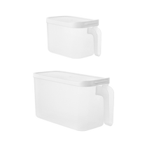 Food-grade refrigerator special sealed fruit and vegetable large-capacity storage box microwaveable storage box 1485