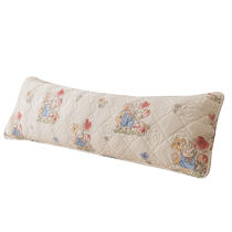 Hengyuanxiang new double washed cotton and linen quilted pillowcase soft pillowcase 48*120 extended 1 8 pillowcase 840