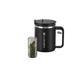 Stainless steel mens mug boys cup with lid household insulated drinking water cup office cup teacup 2450