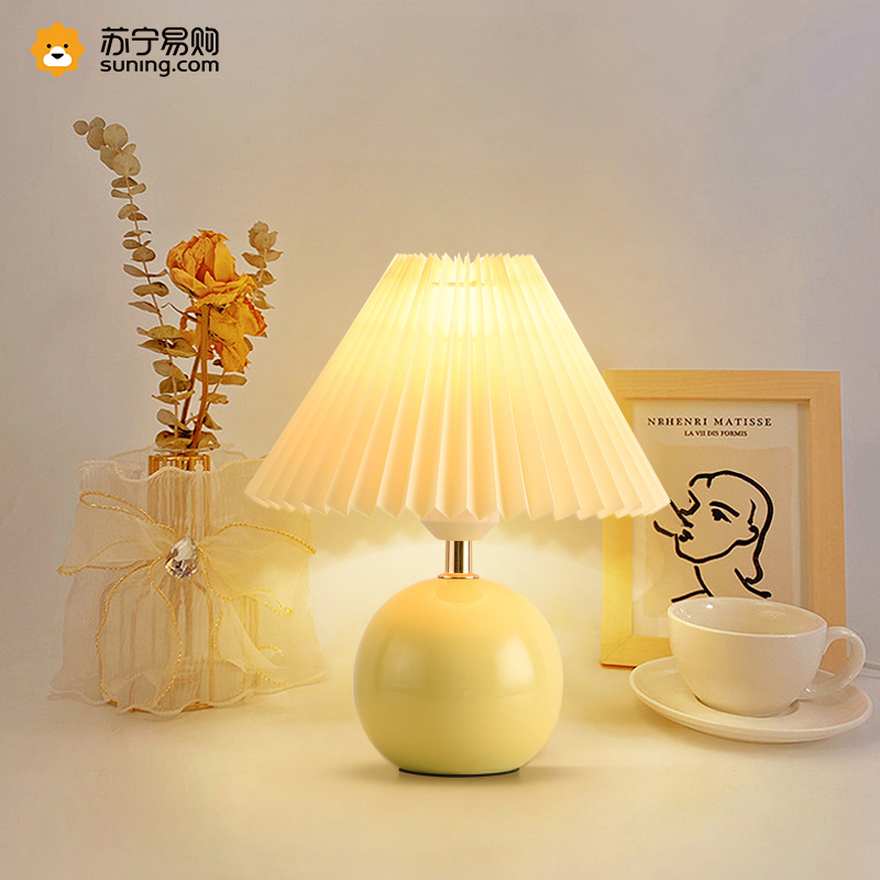 DGY net red retro 100 plextable lamp minimalist bedroom with headlights with wind girl bed head cabinet small night light 3316-Taobao