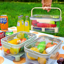 Portable portable crisper box for outdoor spring outing large capacity crisper lunch box 2448 spring outing fruit sealed box