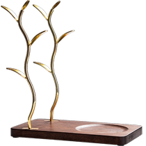 Water cup storage rack iron art household tea cup kettle tray upside down creative glass drain rack 2378