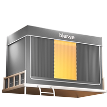 Strong blackout mosquito net bed curtain in college dormitory integrated bed curtain dormitory single bunk bed universal mosquito net 1258