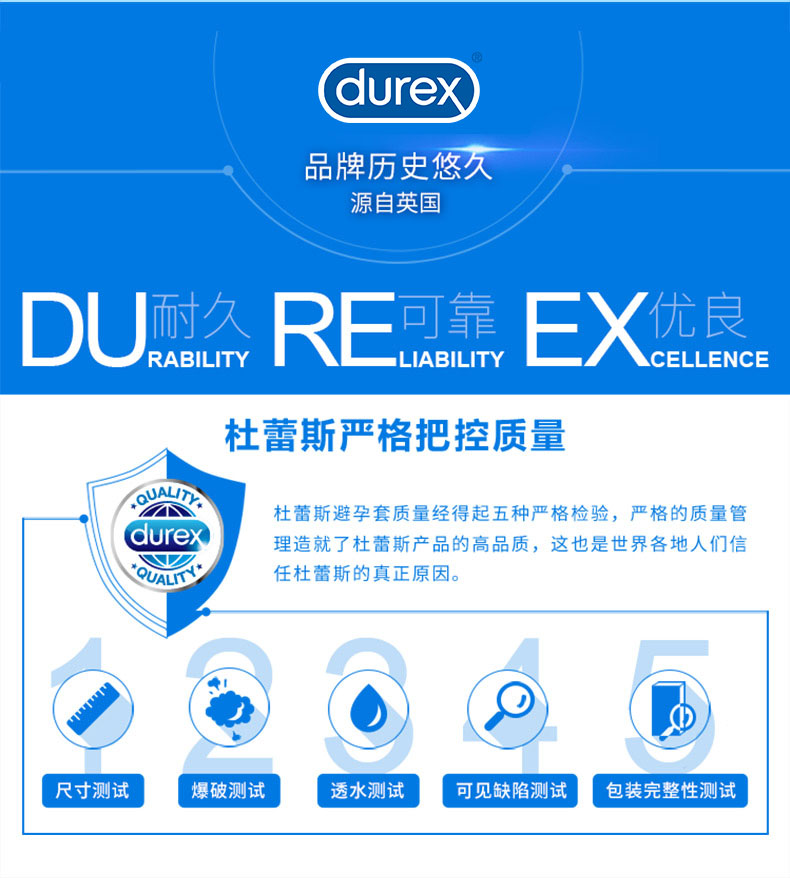 苏宁直营 杜蕾斯 经典四合一+超薄润lube+共26只 图12