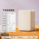 Hck Husky 107L Retro Refrigerator Small-Sized for Living Room Rental Refrigeration and Freezing Mini High-Appearance Home Use 4020