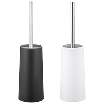 Wall-mounted toilet brush with base box no dead angle toilet brush bathroom soft-bristled cleaning brush Huanghe 1117