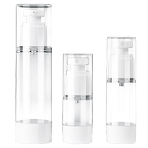 Vacuum travel dispensing bottle cosmetics push-type spray bottle water emulsion skin care product empty bottle Huanghe 1117