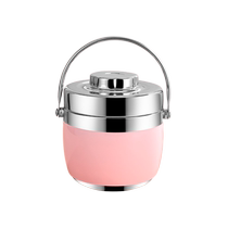 Lunch box extra long insulated lunch bucket portable lunch box for office workers student cafeteria soup pot 1632