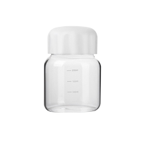 Chinese medicine sub-bottling food-grade heatable glass Chinese medicine container sealed jar portable Chinese medicine cup 781