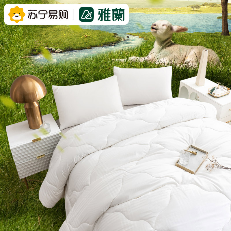 Jalan Australia 100% Pure Wool Winter Quilt Warm Thickened Quilt Core Student Dormitory Full Cotton Quilts by 1575