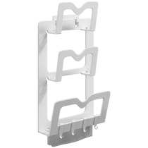 Pot lid rack no punching wall-mounted kitchen storage rack cutting board placer multi-functional storage chopping board rack 1835