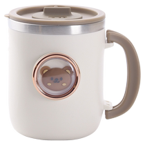 Mug 316 stainless steel coffee cup ins cute female office high-looking tea cup drinking cup 3842