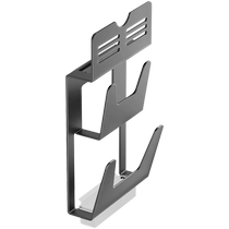 Pot cover rack wall-mounted hole-free kitchen storage rack multi-functional storage rack pot and cutting board placer 1835