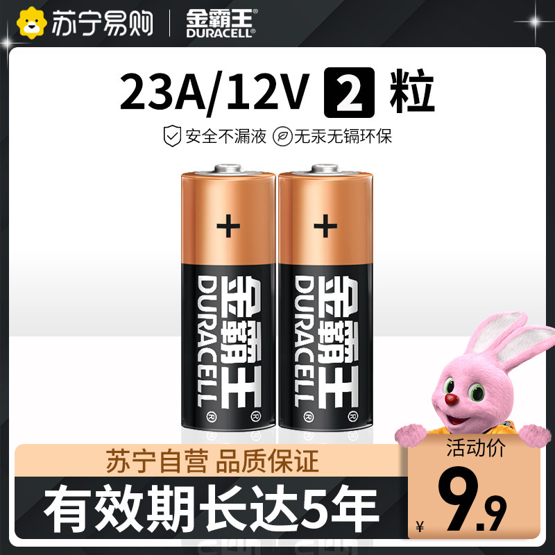 Duracell 23A 12v S Alkaline Battery 2 Grain Garage Electric Rolling Gate Remote Control Battery Rolling Shutter Doorbell Anti-Theft Pilot 23a12v Fan 23A 12V Small Battery L1028