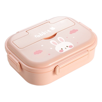 316L stainless steel insulated lunch box childrens lunch box for primary school students to go to school special microwave heating compartment plate 1632