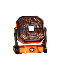 Outdoor fan super long battery life high wind usb charging portable tent camping camping fan light 2971
