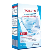Toilet cleaning effervescent tablets German powerful decontamination and urine scale washing urine alkali deodorization and odor leaving fragrance toilet cleaner 1044