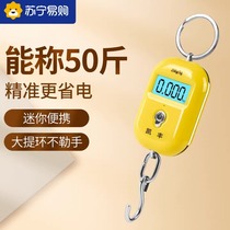 Precision mini portable electronic scale high-precision small portable crane scale spring scale household hook weighing scale 2206