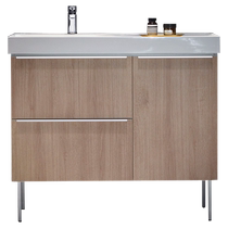 Corollerina Ceramics Integrated Basin Bathrooms Cabinet Washstand Modern Minimalist Washbasin Wall-mounted Wall Mirror Cabinet Composition 1909