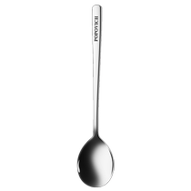 Stainless steel spoon long handle household 304 small spoon childrens eating spoon small Korean adult dining spoon 2351