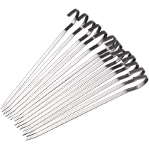 BBQ skewers 304 stainless steel iron hanging skewers air fryer hanging stove mutton skewers barbecue hanging skewers oven 2795