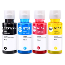 GT51 GT52 ink is suitable for HP tank 519 inkjet ink tank printer tank 518 homework printing cartridge A4 office supply supplementary 4-color set giant