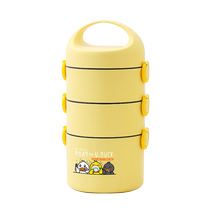 Winter insulated lunch box multi-layered lunch box for primary school students with a large capacity and microwaveable lunch box Kang 668