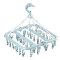 Jieliya clothes drying rack multi-clip home dormitory balcony sock drying artifact foldable childrens sock clip 437