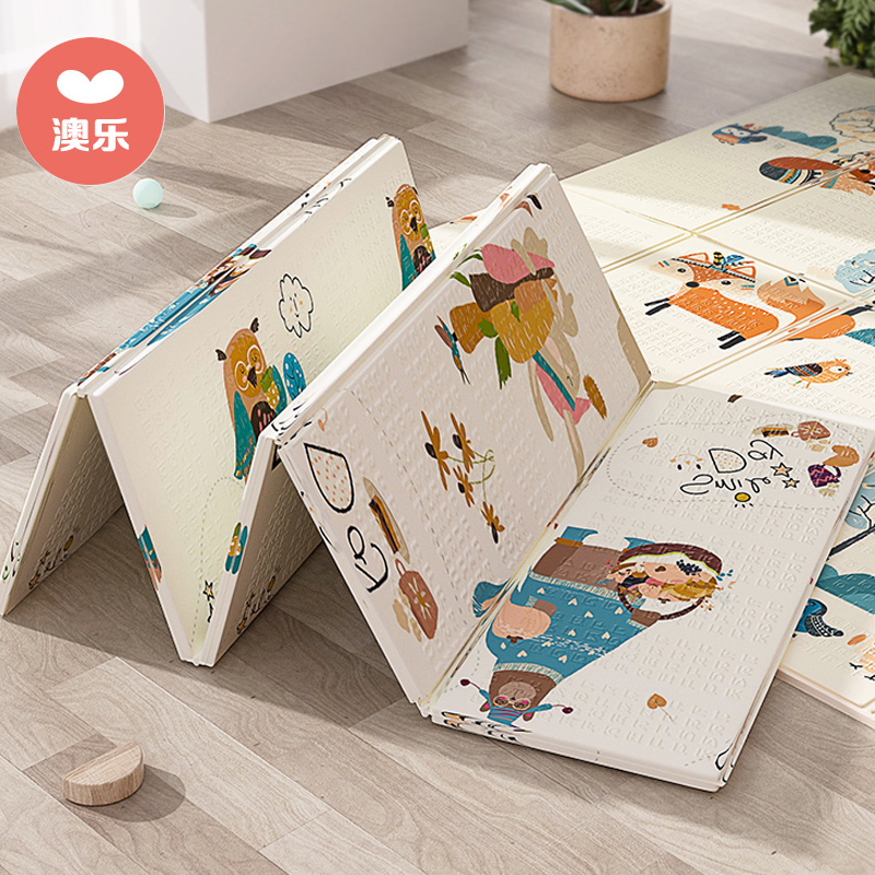 Australian Music Baby Folding Crawl Cushion Baby Climbing Cushion Thickened Non-toxic And Odorless Home Mat Children Mat 895-Taobao