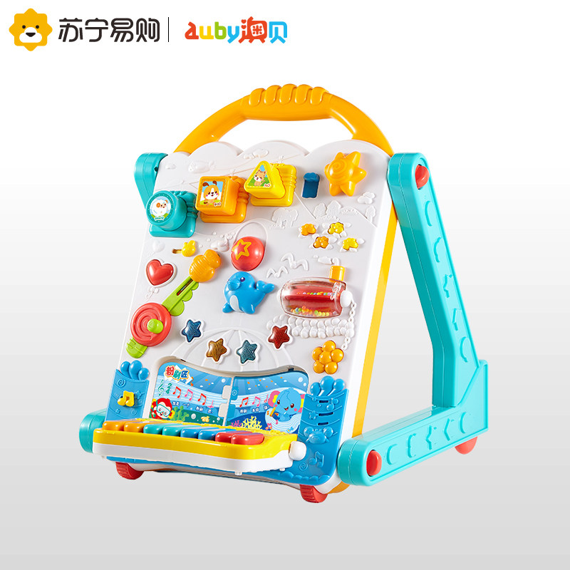 Aobei electronic music multi-function learning table Baby children walker toy table Game table