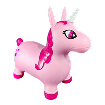 Childrens jumping horse baby anti-fall inflatable new jumping deer riding outdoor toy mount deer jingle 2273
