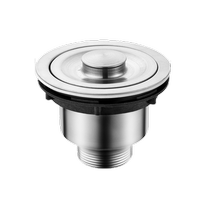 Kitchen stainless steel sink drain pipe accessories washbasin sink drain leak plug basket plug 1286