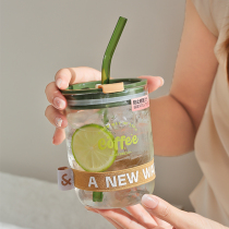 High-looking coffee cup for women high borosilicate glass water cup office exquisite household high temperature resistant juice cup for men 2288