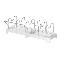 Adjustable telescopic pot storage rack cabinet pot kitchen utensils 2085 storage pot rack countertop dish rack pot lid rack