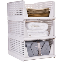 Xingyou Wardrobe Layered Partition Storage Artifact Wardrobe Storage Plastic Organizing Drawer Cabinet Layered Rack 727