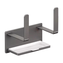 Large pot lid rack no punching wall-mounted kitchen pot lid artifact cutting board chopping board placer storage rack 2110