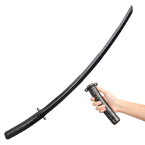 3D printing telescopic sword gravity new internet celebrity radish knife telescopic knife spiral telescopic samurai blade toy 551